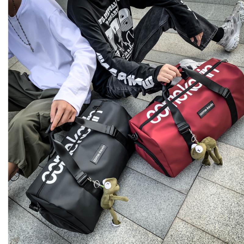 Waterproof Oxford Short Trip Travel Bag Independent Shoe Storage Luggage Bags Unisex Outdoor Leisure Sports Yoga Fitness Bag