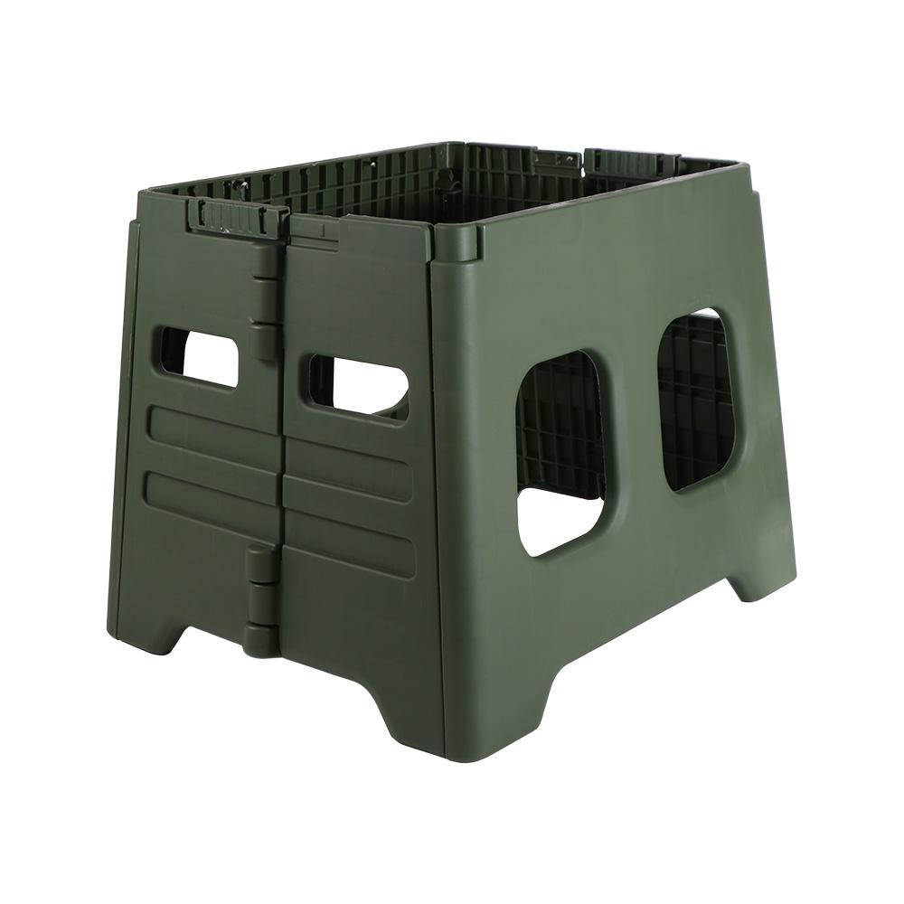 Lightweight Outdoor Camp Toilet With Lid Folding Truck Toilet  Camping Equipment