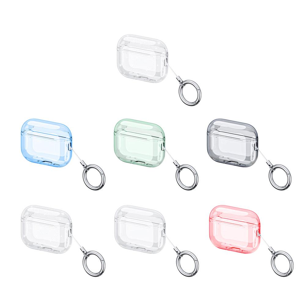 Transparent Thin Case for AirPods Pro 3 Shockproof TPU Cover Crystal Clear Skin with Lanyard Wireless Charging Support