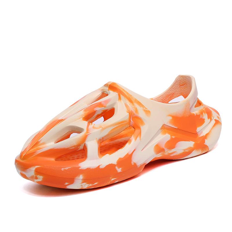 

Couple shoes 2025 new summer breathable hollow coconut hole shoes lightweight soft sole wear versatile casual shoes 45