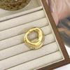 Chic French Retro Geometric Brooch for Jackets & Sweaters