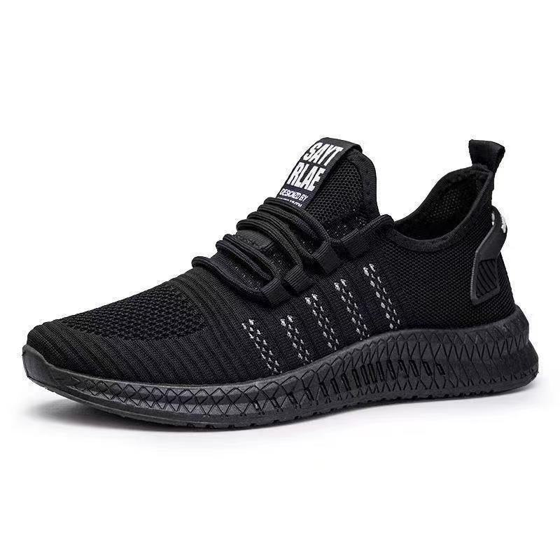 Autumn New Trendy Men'S Shoes Mesh Casual Non Slip Sneakers Fashion Breathable Male Footwear Outdoor Comfortable Light Shoe