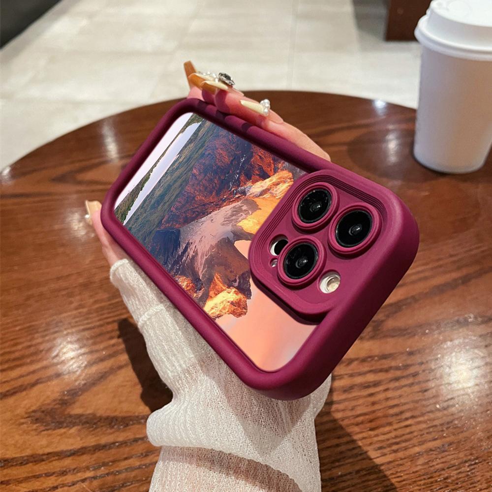 

LZ25 Mountain Peak Forest Snow силиконовый чехол для телефона SamsungA15 A35 S24 S23 Ultra S22 S21 S20 FE A05 A06 A54 A55 A53 A14 M15 противоударный задний чехол Samsung M23 5G