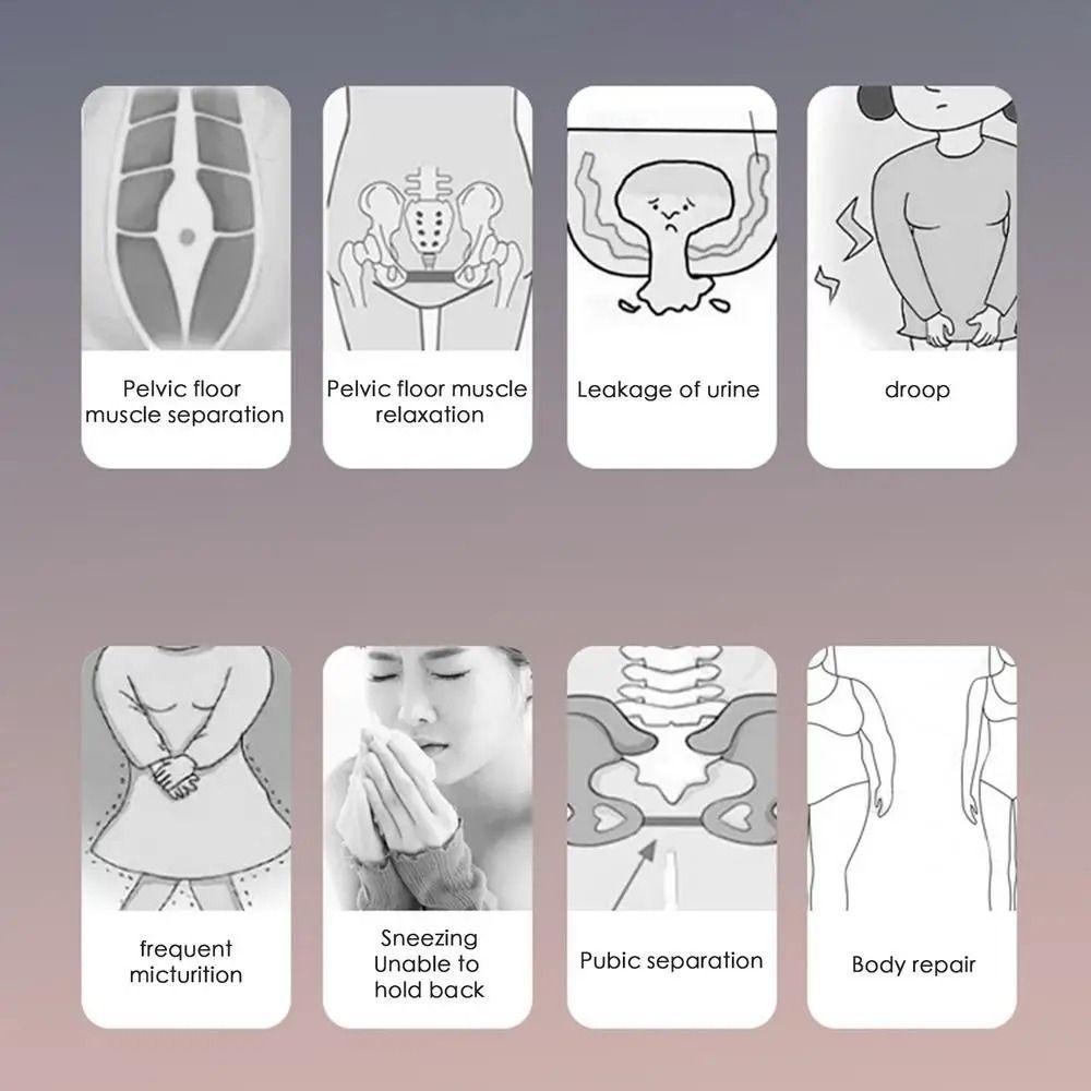 Ergonomic Support Pelvic Floor Muscle Trainer Portable Pelvic Exerciser  Fitness Equipment
