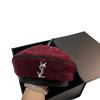 Italian Designer Niche Light Luxury Rhinestone Beret Heavy Industry Full Diamond Buyer Hat