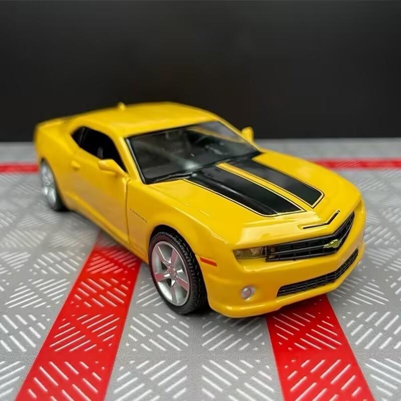 

1:36 Chevrolet Camaro 2010 Alloy Classic Sports Car Model Diecasts Metal Racing Car Vehicles Model High Simulation Kids Toy Gift жёлтый