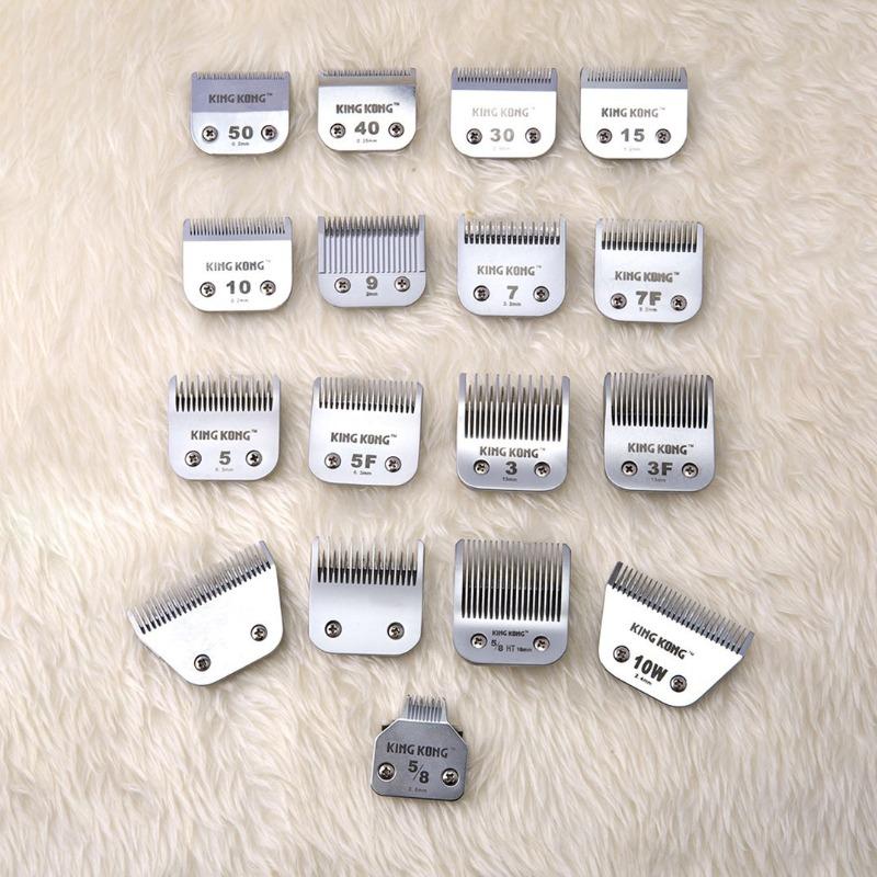 Tagliacapelli per Cani Lama A5 Lascia Pelo 1,6/9,5/6,3/3,2/0,25 mm Compatibile con ANDIS e OSTER Lama per Toelettatura Cuccioli Accessori per Cani