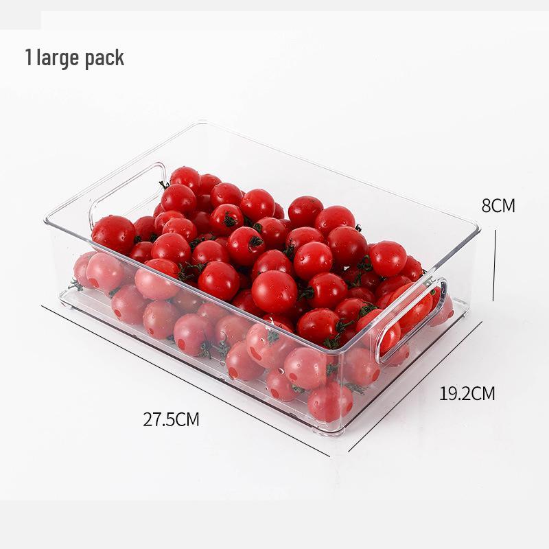 Klare PET-Kühlschrank-Aufbewahrungsbox für Obst & Gemüse