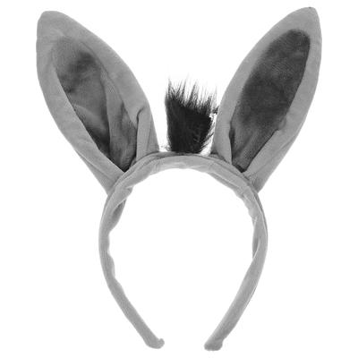 1 Pezzo Cerchietto Orecchie d'Asino Carino Fascia per Capelli Costume Animale Orecchio d'Asino Accessori per Capelli Per Festa Halloween Cosplay Cerchietti