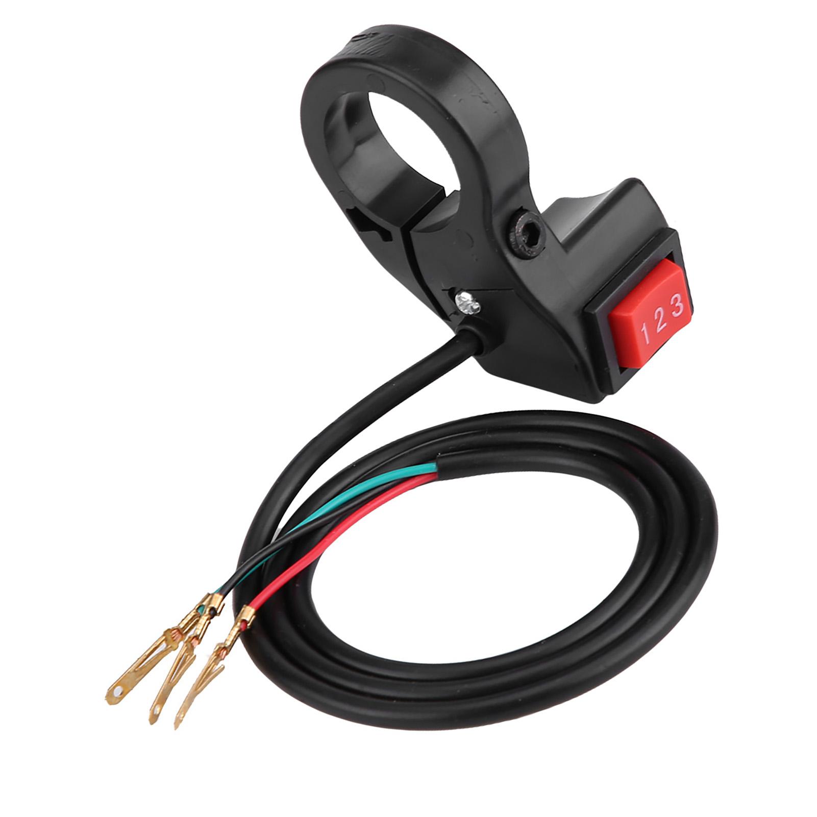 

22mm 7/8in Handlebar Electric 3 Speed Module for Motorcycle E Bike Scooter Electric 3 Speed As picture