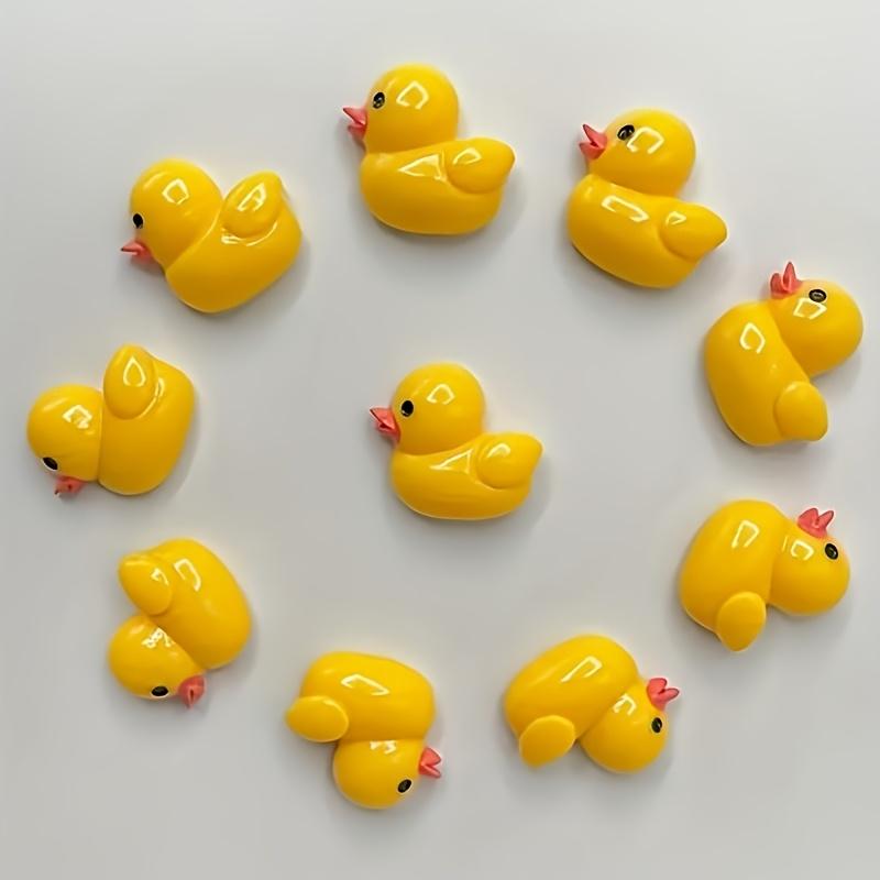 10 τεμάχια μαγνήτες ψυγείου Little Yellow Duck, δημιουργικά διακοσμητικά για διακόσμηση σπιτιού και δώρα - για διακόσμηση λευκών πινάκων - 2,5x2,7 εκ.