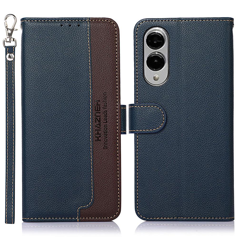 KHAZNEH For Samsung Galaxy S25 Edge Case RFID Blocking Wallet PU Leather Phone Cover