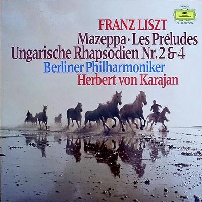 LP Record LISZT, BERLINER PHILHARMONIKER, HER - Les Preludes / Ungarische Rhapsodie 349100 Deutsche Grammo Germany Classical Used