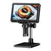 7Inch IPS Digital Microscope 1000X Magnification Coin Microscope 1080P Soldering Microscope for Electronics Repair