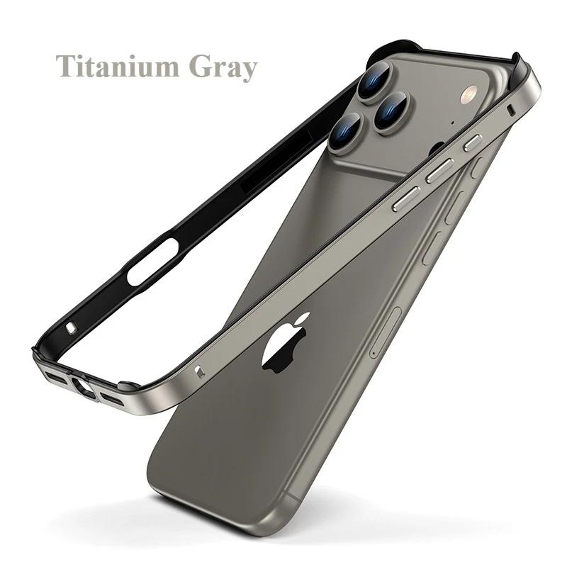 Custodia in lega di alluminio con dissipazione del calore per iPhone 17 Pro Max Air 16 15 14Plus 13 Robusta Sottile Antiurto Bumper Cover Protettiva