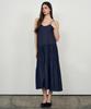 Laneonkyulleoseu Drape Shirring Slip Dress_Navy
