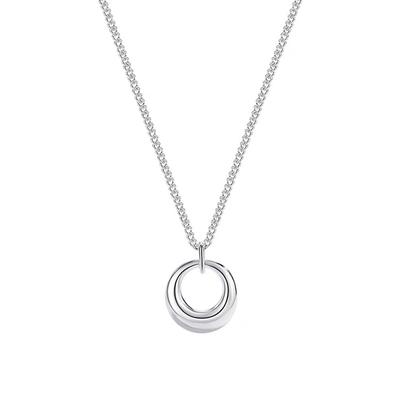 Simple Circle Necklace for Women Elegant Party Jewelry Gifts