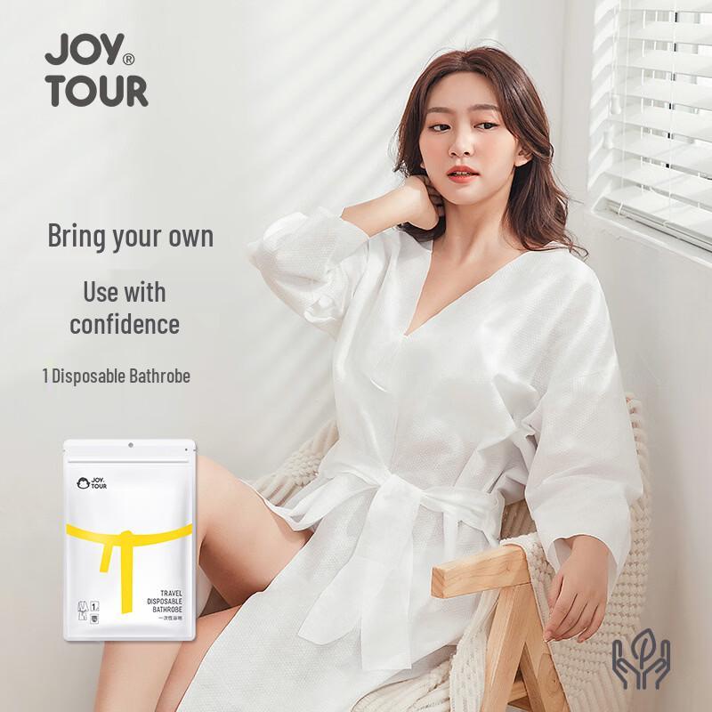 JOYTOUR Portable Disposable Adult Bathrobe
