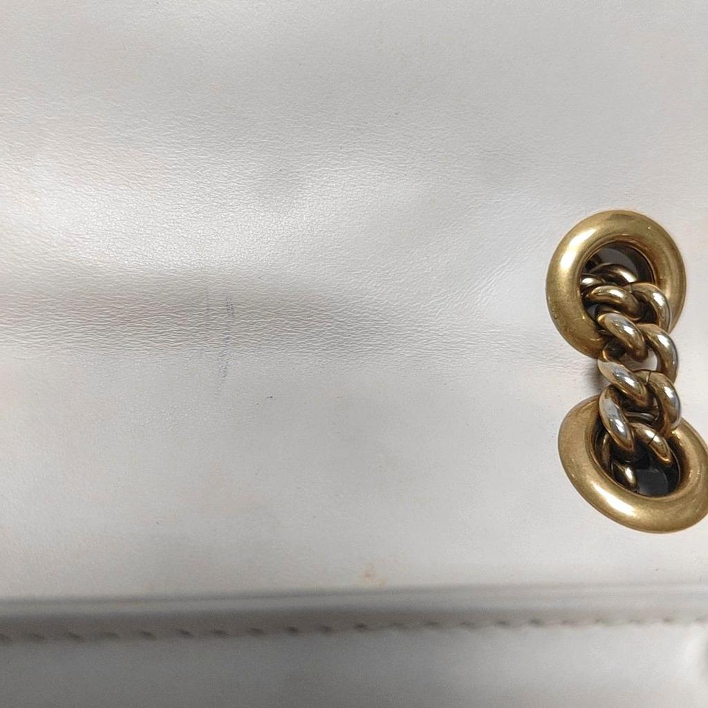 [Pre-Owned] Gucci GG Marmont Matelassé Mini Bag 'White' - Good #BI8M2W