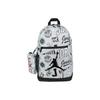 Logo Portable Daily Versatile Polyester Backpack Unisex Backpack Black DJ5649-014