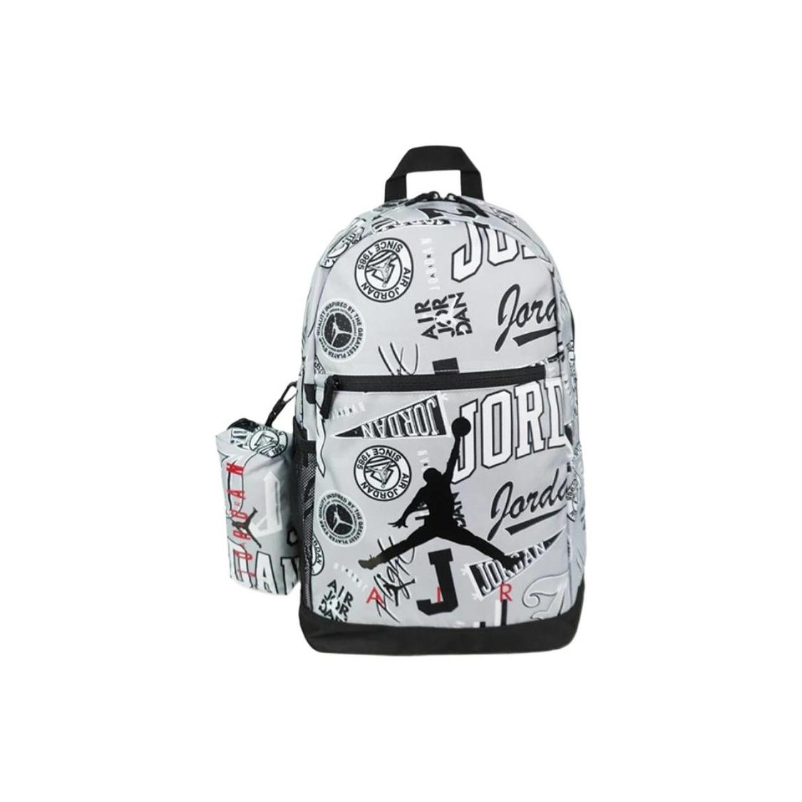 

Jordan Logo Portable Daily Versatile Polyester Backpack Unisex Backpack Black DJ5649-014 Black & Black