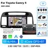 Qualcomm Car Radio Android 14 Wireless Car Play For Toyota Camry 5 2002 2003 2004-2006 Autoradio Multimedia Automotive Car Radio