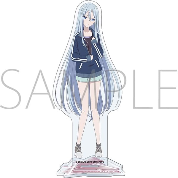 Official Merchandise for the Movie World and Miku Who Acrylic Stand by Kanade Yoizaki at Night Code "Broken Can't Sing" 2500