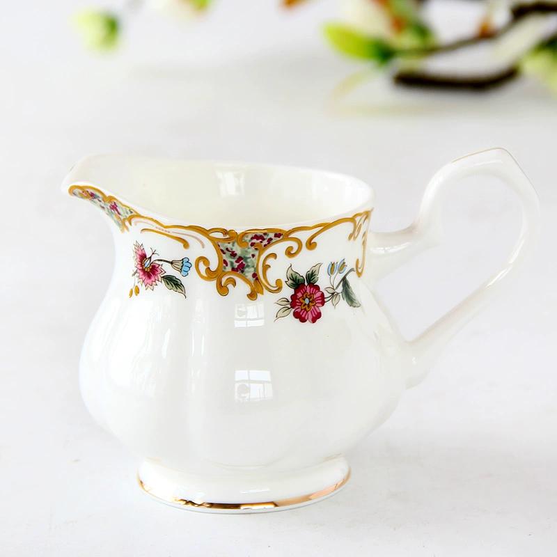 

Bone China Milk Can,Ceramic Milk Tank with Handle,Floral Small Milk Cup,Milk Pot,Fine Porcelain Creamer Pitcher for Coffee Sauces Salad різнокольоровий