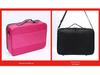 Three-Layer Waterproof Makeup Artist Travel Case: Portable Cosmetic Storage Bag