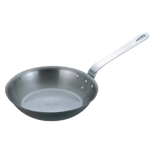 Endo Shoji TKG Cast Iron Blue Frying Pan, 22cm, FC-22, Body: Iron, Handle: Stainless Steel, AHLV203