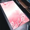 Cherry Blossom Desk Mat Rubber Gaming Mouse Pad with NonSlip Base and Stitched Edges Large Computer PC Mouse Mat for Office