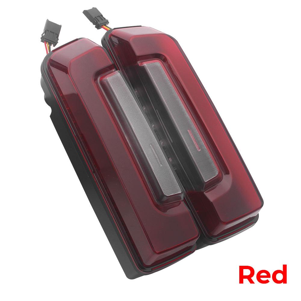 LED Saddlebag Tail Lights ABS Plastic Black Motorcycle Accessory Fit For Harley Touring Road Glide CVO/SE FLTRXSE 2023 2024 2025