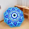 1 PC Automatic Folding Umbrella - The Evil Eye Pattern, Portable & Foldable Design with 8 Ribs, Christmas Birthday Gifts