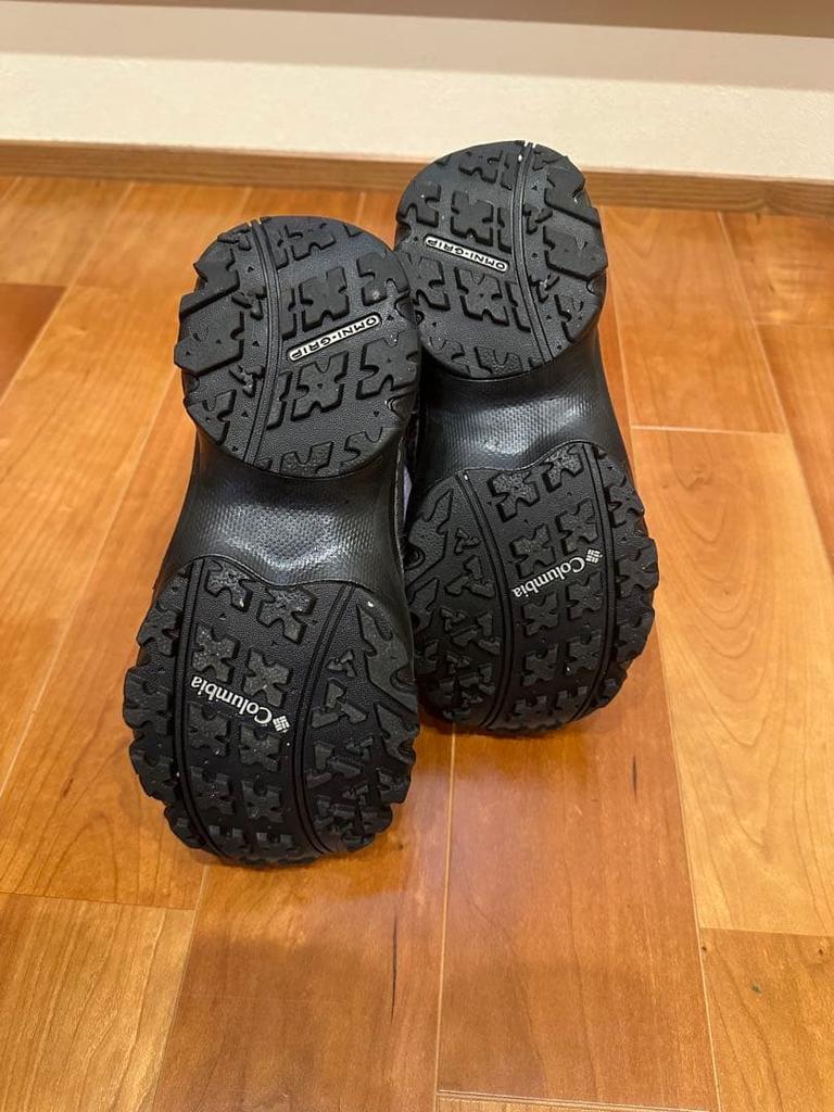 [USED] Columbia Snow Boots Black/Pink 22cm