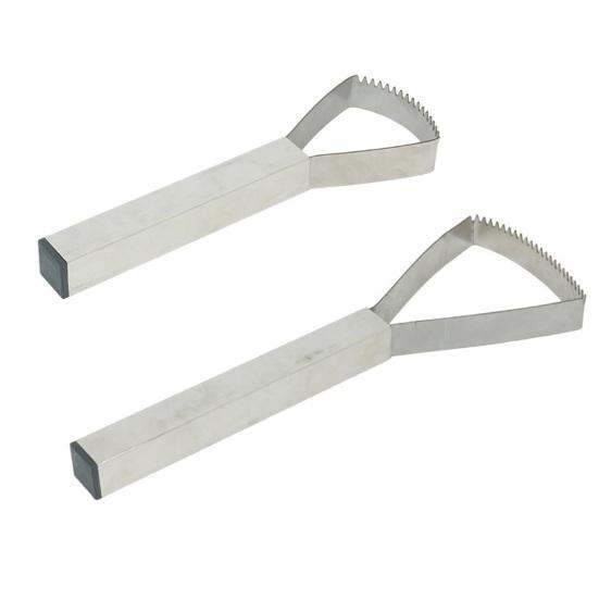 Hand Weeder Tool Stainless Steel Triangular Head Weeding Tool Manual Weed Remover Portable Garden Tool for Easy Weeding Soil Loosening