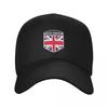 Custom Fashion Unisex British UK United Kingdom Flag Baseball Cap Adult Adjustable Dad Hat Men Women Sports Snapback Caps