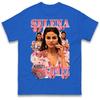 Selena Gomez Butterfly Collage Graphic Tshirt Unisex Unisex Retro 90s Bootleg Fan Casual Short Sleeve Cotton Tops