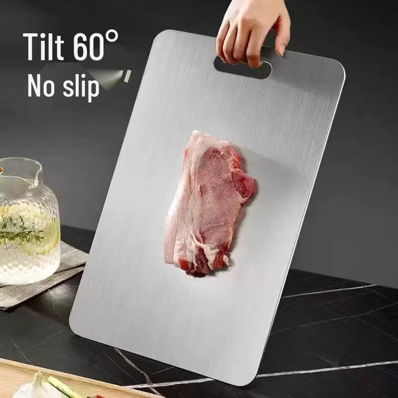 Wutuo Thick Stainless Steel Chopping Board