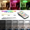 Inteligentní RGB LED stropní svítidla s dálkovým ovládáním, funkce časovače Panelové lampy Jas Stmívatelné vnitřní domácí osvětlení