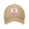 Cappellino in Denim Lavato Dunkin Donuts Cappellini da Baseball Casual Cappello Regolabile Estivo Unisex Cappellini da Baseball