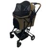 Shinsei International Iris Plaza Pet Cart 1691109003 Brown 2-way
