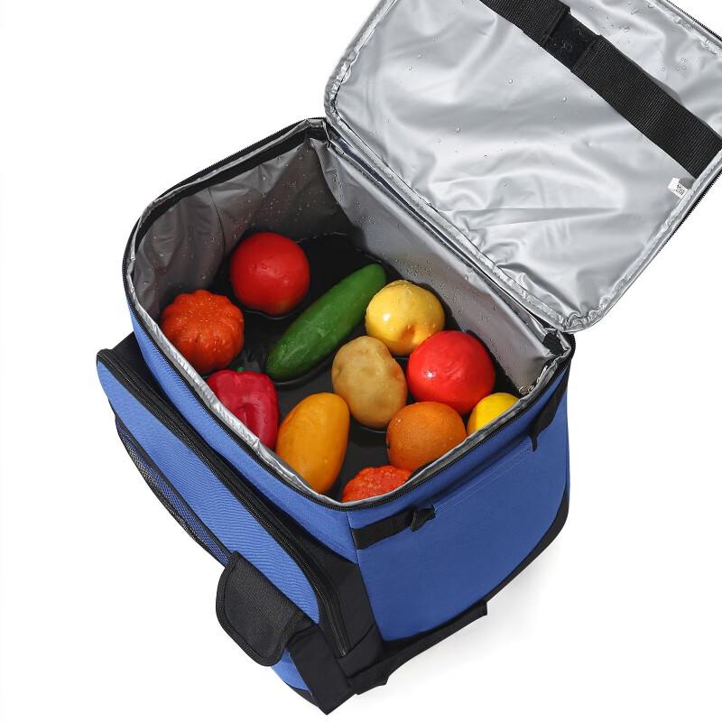 Large Capacity Portable Rolling Cooler Bag