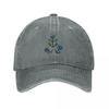 woodland blueberry print Baseball Cap luxury Women cap New Hat Funny hats Sunscreen Women Caps Unisexs