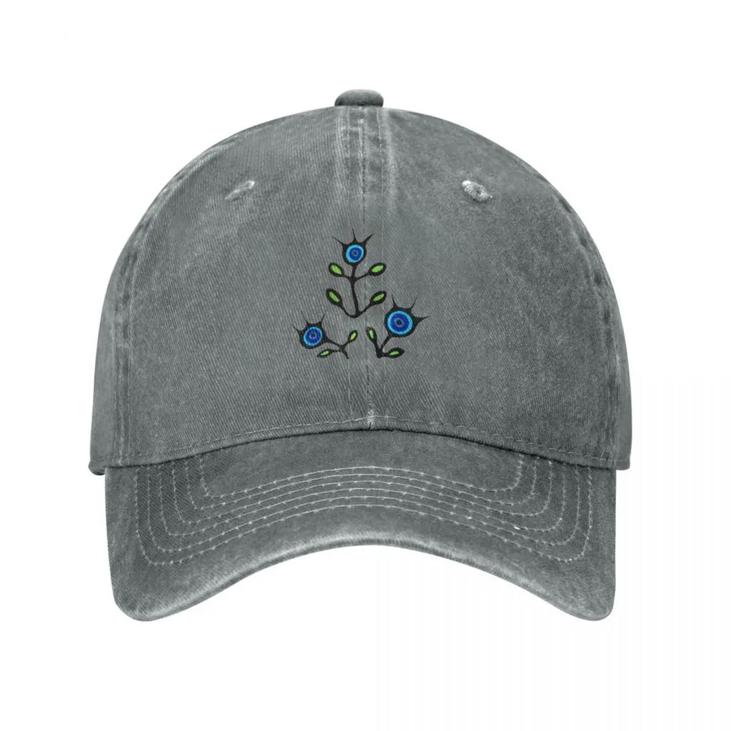 woodland blueberry print Baseball Cap luxury Women cap New Hat Funny hats Sunscreen Women Caps Unisexs