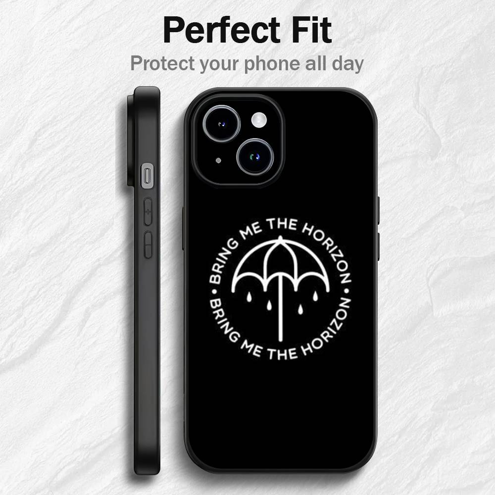B-Bring Me the H-Horizon Phone Case For iPhone 17 16 15 14 13 12 PRO MAX PLUS Mini TPU Soft to Skin-friendly case