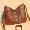 Mother Bag Middle-Aged Crossbody Bag Soft Leather Large Capacity Women's Shoulder Bag
