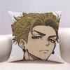 GGachiakuta Rudo Enjin Riori Zanka Doublesided print Pillow Case for Sofa Living Room Home office Decor Protective Cover