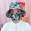 Cover Face Cap Sunscreen Mask Sun Protection Bucket Hat Portable Women Sun Hat  Ladies/Girls