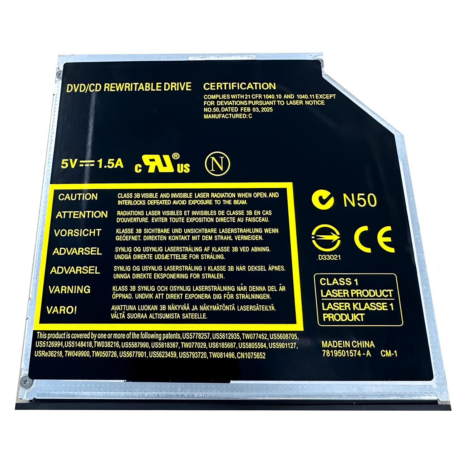 

LJIAL Superdrive DVD CD RW Burner Writer 9.5mm Internal SATA Optical Drive Laptop Notebook Drive DVD Burner Writer