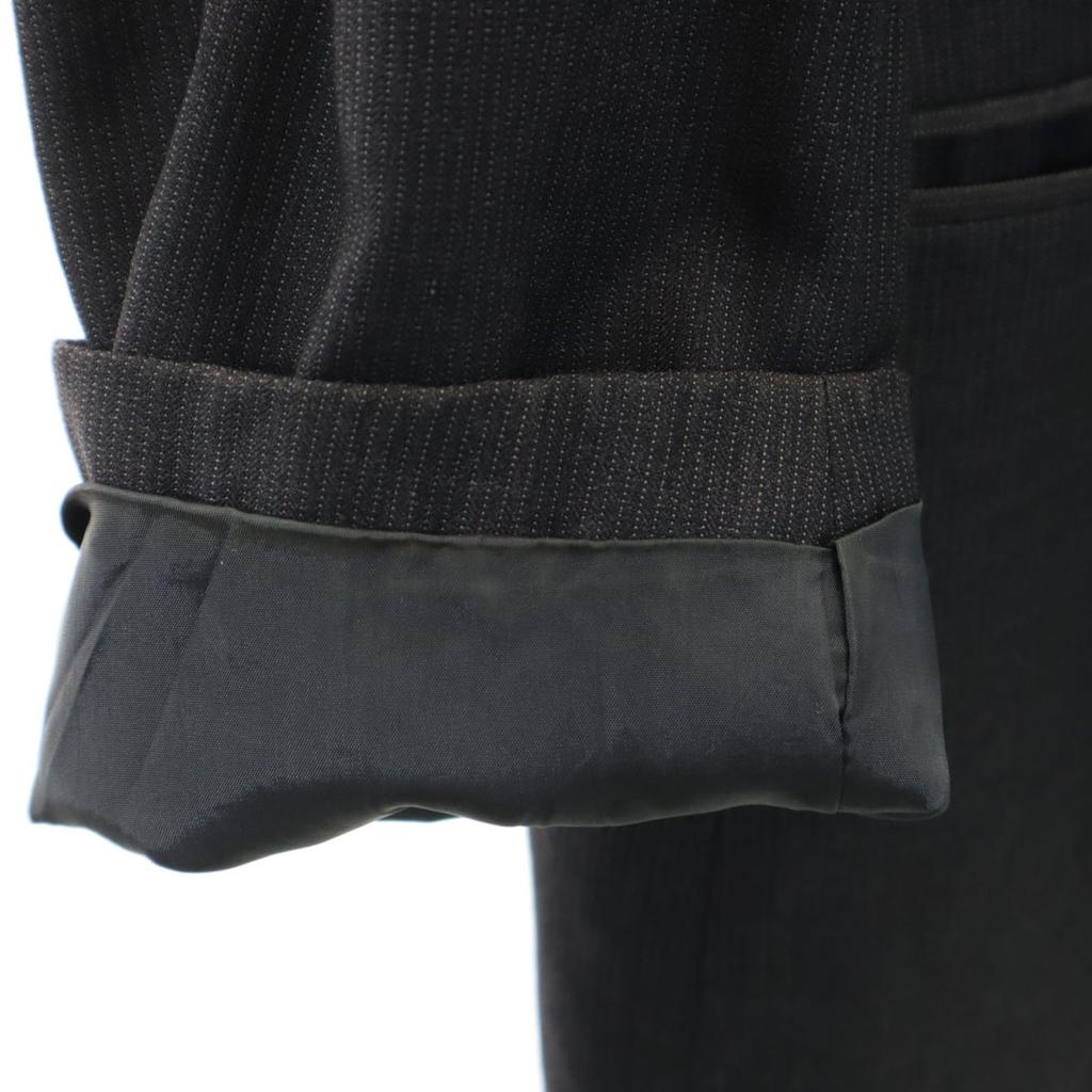 Armani Collezioni Made In Italy Striped Pattern Tailored Jacket 46 Gray Men's Used